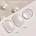 Pearl White Nail Polish - Glitter Shell Shimmer White Nail Polish - Aurora White Nail Varnish Quick Dry - Water Based Formula Long Lasting Nail Polish Trendy DIY at Home Nail Gift - Buy Online on GoSupps.com