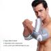 Neotech Care Elbow Brace Support Sleeve - Adjustable Compression Strap - Gray - Size M 1 Pair - Buy Online on GoSupps.com