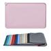 Audwud silicone waterproof dog and cat pet feeding matte anti-slip-tied bowl matt pet feeding mat 71x46 cm peach pink