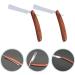 Beaupretty 2PC Razor Set - Safe Manual Shaving Tool | Traditional Design | 19cm Brown Hairdresser Grip - Buy Online on GoSupps.com