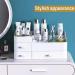 Large Makeup Organizer with Drawers for Vanity - Cosmetics & Skin Care Storage - White X-Large - Buy Online on GoSupps.com