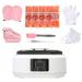Machine cire de paraffine pour les mains et les pieds machine cire chaude pour les mains de 3000 ml avec 4 cires de bain la paraffine contr le pr cis de la temp rature white
