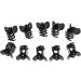 TAVIS 10 Mixed Small Plastic Black Hair Claws - Buy Online on GoSupps.com