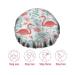 Pink Flamingos Tropical Shower Cap | Reusable Exotic Bird Hair Care Accessory for Women | 10.6 x 4.3 x 0.15 Inch - Buy Online on GoSupps.com