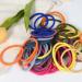 100PCS Colorful 4MM Hair Elastics Hair Ties - Ponytail Holders for Medium to Thick Hair - 2 Inch Diameter Elastic Bands - Curly Hair Accessories for Women and Men - 20 Colors - Buy Online on GoSupps.com