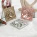 Vintage Rose Square Compact Folding Mirror Set - Double Sided Portable Travel Purse Mirror - Buy Online on GoSupps.com