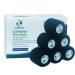 Self Adherent Bandage Wrap - 6 Counts 2 x 5 Yards Medical Tape Vet Wrap for People and Pets Non Woven Cohesive Bandage for Ankle Sprains & Swelling Sports Injury Stretch Athletic 6 Count (Pack of 1) Black