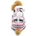 Ranphy Soft Velvet Reindeer Hoodie Sweater for Small Dogs & Cats - Cozy Jumpsuit for Male & Female Puppies - XXL Size (Back: 40cm Chest: 52cm) in Rose - Buy Online on GoSupps.com