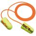 3M Ear Plugs  100/Box  E-A-Rsoft Yellow Neon Blasts 311-1257  Corded  Disposable  Foam  NRR 33  Drilling  Grinding  Machining  Sawing  Sanding  Welding  1/Poly Bag