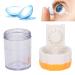 10 Pieces Ergonomic Portable Manual Contact Lens Cleaner - Professional Cleaning Container (Orange) for International Shipping - Buy Online on GoSupps.com