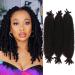 Seimainurs Springy Afro Twist Hair Marley Hair Spring Twist For Distressed Soft Locs Synthetic Pre-Separated Crochet Braiding Hair Marley Twist Hair Extension For Black Women (16 Inch (Pack of 3) 1B) 16 Inch (Pack of 3...