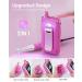 Beloving Portable Nail Drill Machine 30000RPM Rechargeable Electric File for Acrylic Nails - Purple - Buy Online on GoSupps.com
