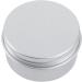 Guindxan 96pcs 30ml Silver Aluminum Round Lip Balm Containers Storage Jars Tins with Screw Cap - Buy Online on GoSupps.com