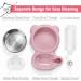 Azwraith Double Dog Cat Bowls Set with Automatic Water Dispenser - Pink - Buy Online on GoSupps.com