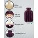 Brevian 2L Hot Water Bottle with Faux Fur Cover - Plum Purple Regular | UK - Buy Online on GoSupps.com
