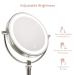 Benbilry 8 Lighted Makeup Mirror | 1X/10X Magnification | LED Lights | Dimmable | Rechargeable | Cordless Vanity Mirror - Buy Online on GoSupps.com