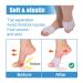 Soft Silicone Frogued Toe Separator Set for Pain Relief & Correcting Hallux Valgus - 2 Pack - Buy Online on GoSupps.com