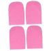 Ipetboom 2 Pairs Paraffin Wax Gloves Bath Treatment Mitt Insulated Gloves Hand Spa Cover Hand Treatment Mitts Pink Cosmetic Cotton Gloves