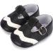 LACOFIA Baby T-Bar Sneakers 3-6 Months - Black | Infant Anti-Slip First Walking Shoes - Buy Online on GoSupps.com