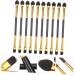 Baluue 20pcs Double Ended Eyeshadow Brush Professional Makeup Brush Eye Cosmetics Brush Lids Plastic Rayon - Buy Online on GoSupps.com