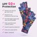 ManiGlovz Gel Nail Manicure Anti-UV and Sunblock Protection Shield Gloves to use with UV and LED Dry Lamps (Graffiti) - Buy Online on GoSupps.com