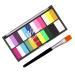 NOLITOY 1 Set 8 Grid Three-color Body Paint Face Paint Oil Paint Top Coat Cosplay Pigment Body Paint for Adults Body Makeup Pigment Festival Pigment Cake Pigment Powder Painted