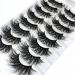 Shop New 8 Pair 25mm Fluffy Dramatic Long False Eyelashes - Soft Handmade Reusable Volume Lashes | Makeup Essentials #6D-13 - Buy Online on GoSupps.com