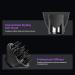 3-in-1 Hair Dryer Brush Set - Hot Air Spin Brush for Volume & Curls | Negative Ionic Technology | Black & Gold - Buy Online on GoSupps.com