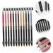Beavorty Lip Liner Pencil Natural Eyebrow Pencil 12pcs Lip Liner Eyeliner Cosmetology Kit Eyebrow Pen Black Eyeliner Pen Lip Shaper Eyeliner Pencil Brow Pencil Lip Pencil - Buy Online on GoSupps.com