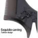 BbteK Combing Brush for Men and Women Hair Comb Creative Right Angle Multifunctional Facial Hair Finishing Comb Beard Comb Hair Styling Comb Can Be Used for Trimming Hair Barber Comb Comb for Curly Ha - Buy Online on GoSupps.com