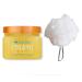 T H Tree Hut Pineapple Shea Sugar Scrub Set! Includes Body Scrub and Loofah! Formulated With Real Sugar  Certified Shea Butter And Pineapple! Ultra Hydrating and Exfoliating Scrub! (Pineapple)