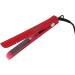 Professional 2-in-1 Hair Straightener & Curler - Red Rhinestone Flat Iron Adjustable Temperature Auto Shut Off US Plug 110V - International Shipping Available - Buy Online on GoSupps.com
