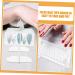 HAPINARY 2 Sets Nail Display Board Durable Nail Tips Holder Acrylic Display Holder Decorative Nail Art Tip Boards Manicure Supplies Nail Tips Display Holder Nail Art Display Supplies - Buy Online on GoSupps.com