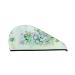 Hair Towel Wrap Hair Drying Towel with Button Towel Turban Head Towel to Dry Hair Quickly (Succulent)