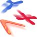 Tatuo Set of 3 Returning Boomerangs for Athletes and Beginners - Wood and Soft Boomerangs for Sports Games - Ideal for Young Throwers - Parental Supervision Required - Buy Online on GoSupps.com