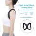 Posture Corrector Back Brace Adjustable Posture Brace for Upper Back Shoulder Back Pain Relief Trainer Spine Corset Support Rose Red L Rose Red L - Buy Online on GoSupps.com