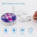 Abstract Polygonal Tiger Contact Lens Kit Portable Cute Storage Box with Mirror | International Shipping - Buy Online on GoSupps.com