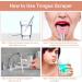 Acwoo Stainless Steel Tongue Cleaner - 2 Pcs Tongue Scraper with Handles for Oral Care | Bad Breath Relief & Hygiene (Silver) - Buy Online on GoSupps.com