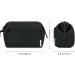 Narwey Large Makeup Bag - Black Travel Toiletry Cosmetic Organizer for Women - Buy Online on GoSupps.com