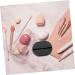 Mikinona 1set Powder Puff Storage Box Make up Travel Egg Rack Silica Gel Black 20X4.8CM - Buy Online on GoSupps.com