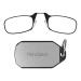 ThinOptics Keychain Case and Readers Rectangular Reading Glasses Black 44.45 Millimeters 1.5 x