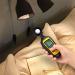 Digital Light Meter with Ambient Temperature Measurer - Up to 200,000 Lux - 4 Digit Color LCD Screen - Buy Online on GoSupps.com