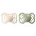 BIBS Supreme Collection BPA-Free Baby Pacifiers from Denmark - Ivory/Sage, Set of 2 | Size 0-6 Months - Buy Online on GoSupps.com