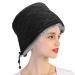 Electric Hair Heating Hat Household Hot Oil Treatment Hat Hair Thermal Treatment SPA Nourish Care Hat with Adjustable Temperature Soft PU Material Deep Conditioning Heat
