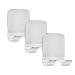 Latrate 3 pieces of razor holder hook multi -purpose hook stainless steel Self -adhesive razor holder for shower razor plug key kitchen bathroom towel bathrobe