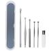6PCS Stainless Steel Earwax Pickups Ear Scoops Ear Pick Ear Cleaner Ear Cleaning Tools (Boxed)