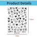 RUNRAYAY Nail Art Image Stamping Plates Valentine'S Day Love Heart DIY Manicure Template Image Plate for DIY Nail Art - 7.6 x 10.2Cm B - Buy Online on GoSupps.com