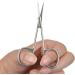 Cuticle Scissors Extra Fine Curved Small Scissors Multi-Purpose Professional Beauty Scissors for Men Women Eyebrow Scissors Eyelash Scissors Trimming Toe Nail Scissors (Straight Tip) Silver Cuticle Straight - Buy Online on GoSupps.com