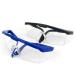 Yalulu 2 Pair Black Blue Safety Protection Glasses Safety Eyewear for Shooting, Gun Range, Airsoft, Nerf Guns, Racquetball, Water Balloon Fight