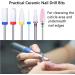 YHTSPORT 11 Pcs Tungsten Carbide/Ceramic Nail Drill Bits - 3/32 Cuticle Drill Bit for Acrylic Gel Removal - Electric Nail Files Accessories - Buy Online on GoSupps.com